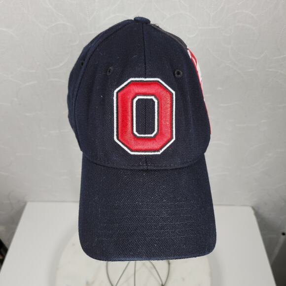 Vintage Ohio State Buckeyes Cap Unisex One Size Black‎ Red Logo One Fit Football - Picture 12 of 12